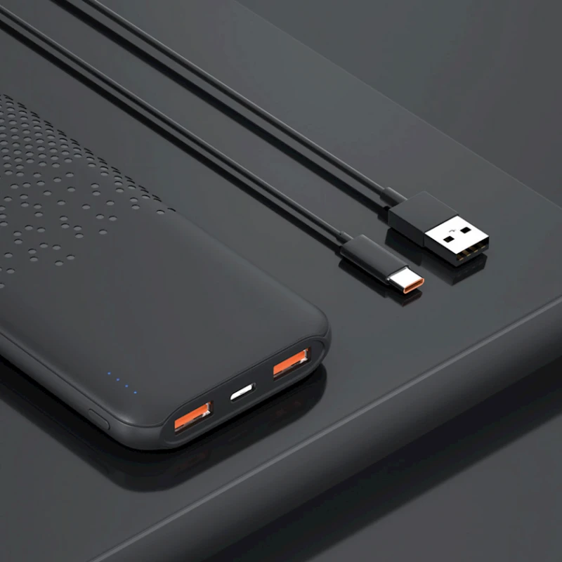 Внешний аккумулятор Green Lion Rome 10000mAh Black (GNRME10KPD2BK) Внешний аккумулятор Green Lion Rome 10000mAh Black (GNRME10KPD2BK)