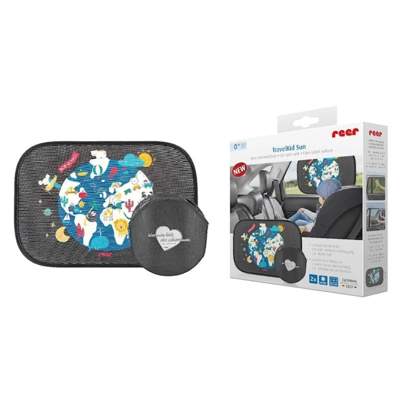 Солнцезащитный козырек Reer TravelKid Sun 86112, 51x34 см, 2 шт