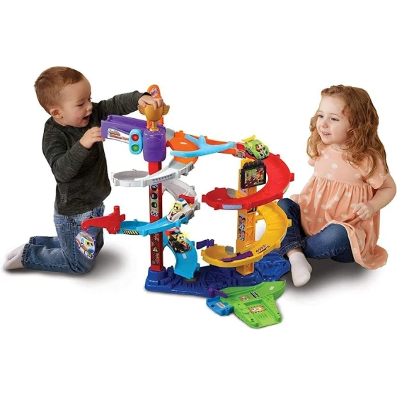 Интерактивные игрушечные треки VTech Toot-Toot Drivers Twist & Race Tower 80-535003, 1-5 лет