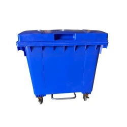 Мусорный бак ZK1200G, пластик, на колесиках, синий, 1200 л Мусорный бак ZK1200G, пластик, на колесиках, синий, 1200 л
