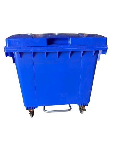 Zibil üçün bak ZK1200G, plastik, təkərli, göy, 1200 l