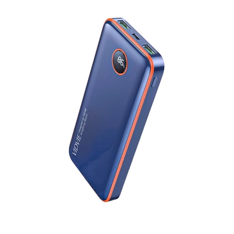 Внешний аккумулятор Vidvie PB769 10000 mAh Navy Blue Внешний аккумулятор Vidvie PB769 10000 mAh Navy Blue