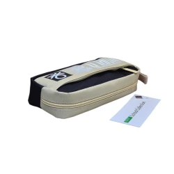 Пенал United Colours of Benetton Over-Q_Pencilcase_12, нейлон, бежевый, 20x9 см Пенал United Colours of Benetton Over-Q_Pencilcase_12, нейлон, бежевый, 20x9 см