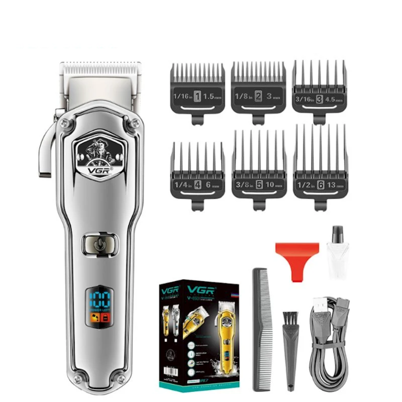 Машинка для стрижки волос VGR V-693 Silver