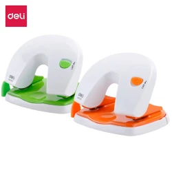 Дырокол Deli 0123, до 20 листов ,товар в ассортименте