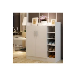 Тумба для обуви Ev Plus Rack, ЛДСП, белая, 90x35x100 см Тумба для обуви Ev Plus Rack, ЛДСП, белая, 90x35x100 см