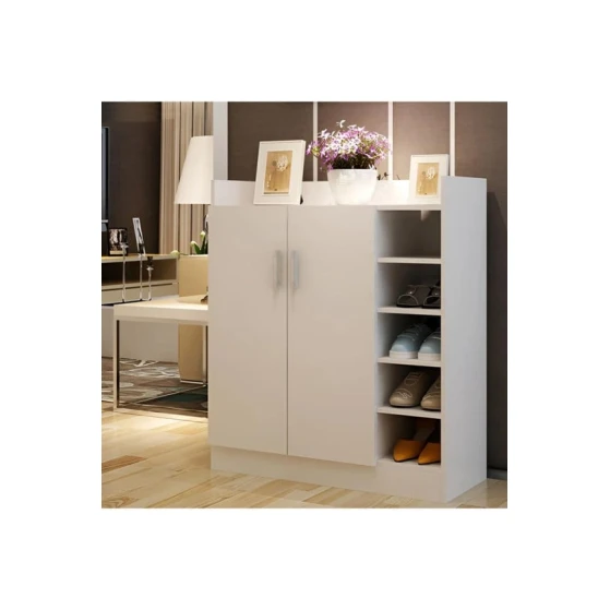 Тумба для обуви Ev Plus Rack, ЛДСП, белая, 90x35x100 см Тумба для обуви Ev Plus Rack, ЛДСП, белая, 90x35x100 см