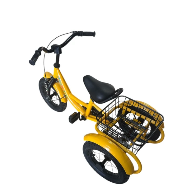 Трехколесный велосипед 3-11, до 5 лет, желтый