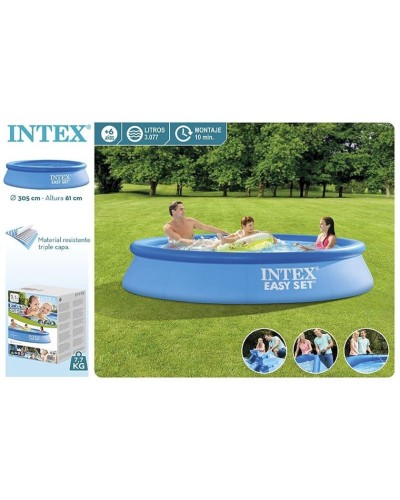 Şişmə hovuz Intex H28225588116NP, 305x61 sm, 3077 l, göy