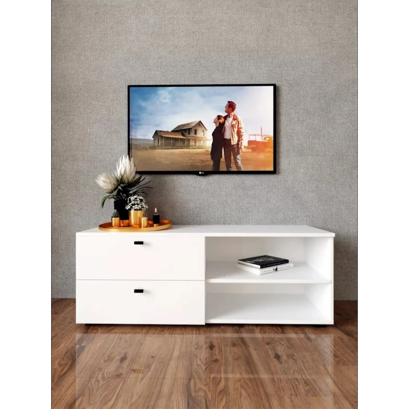 TV üçün tumba 3563_LETNEWTumLon1Wh, LDSP, ağ, 42x38x115 sm TV üçün tumba 3563_LETNEWTumLon1Wh, LDSP, ağ, 42x38x115 sm