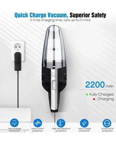 Avtomobil üçün tozsoran 150 Vt/7000 Pа aftoban0938