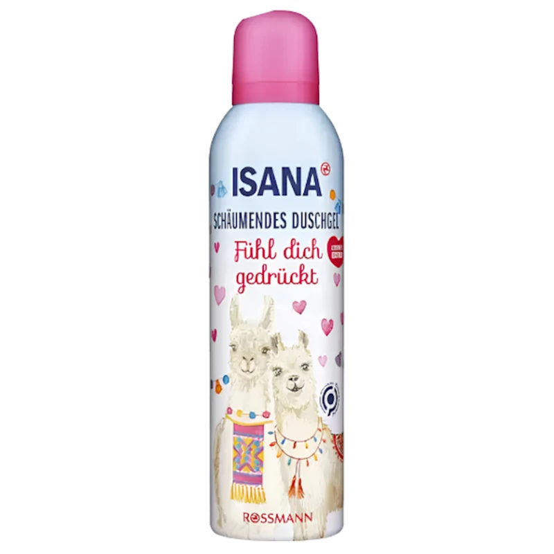 Гель-пена для душа Isana Foam 200 мл