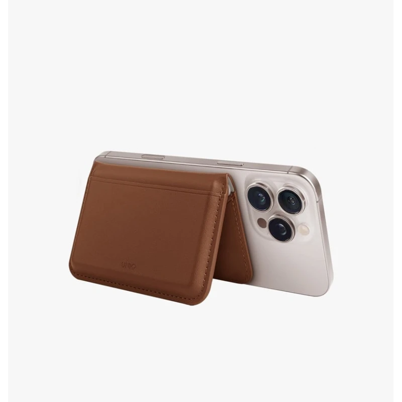 Чехол для карт Uniq Lyden DS RFID-Blocking Magnetic Wallet Brown Чехол для карт Uniq Lyden DS RFID-Blocking Magnetic Wallet Brown