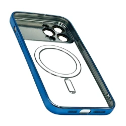 Чехол Auto Focus Magsafe для Apple iPhone 14 Pro Max Blue