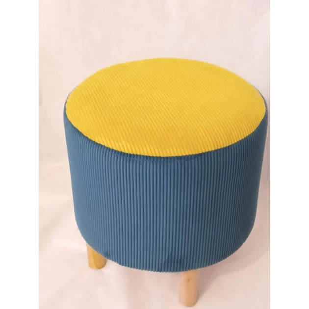 Пуфик 102, голубой, 40x35x35 см