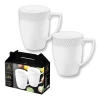 Набор кружек Wilmax Julia WL‑880108/2C, 350 мл, фарфор, белая