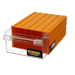 Ящик Rtrmax RCK40, 80x124x196 мм, пластик, желтый Ящик Rtrmax RCK40, 80x124x196 мм, пластик, желтый