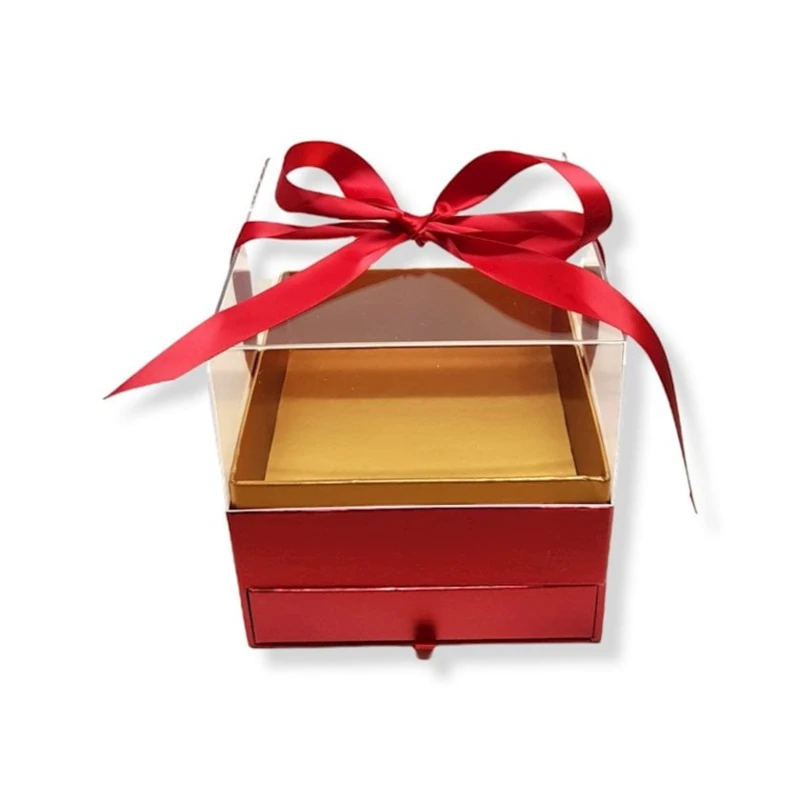 Hədiyyəlik qutu Kompas W5320 qırmızı, 18x18x19 sm