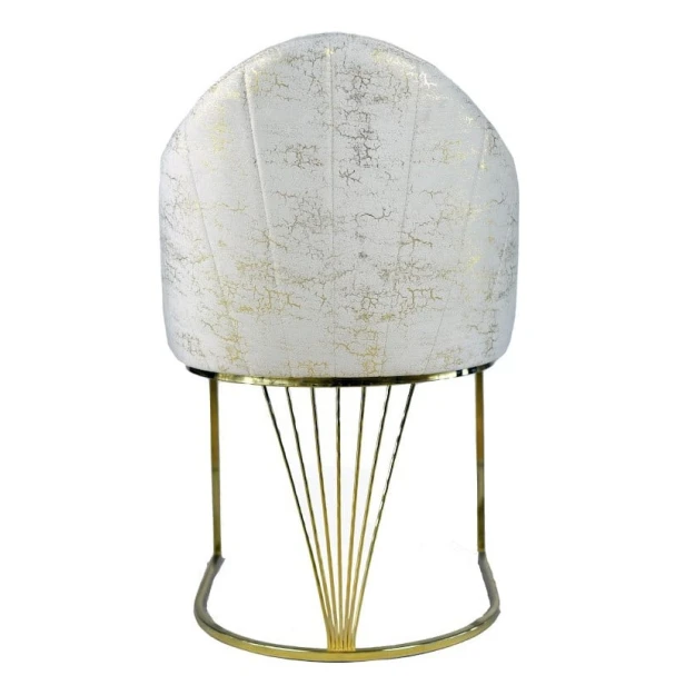 Стул Samwood MMC Mirvari, 52x85 cм, дерево, белый/золотистый Стул Samwood MMC Mirvari, 52x85 cм, дерево, белый/золотистый