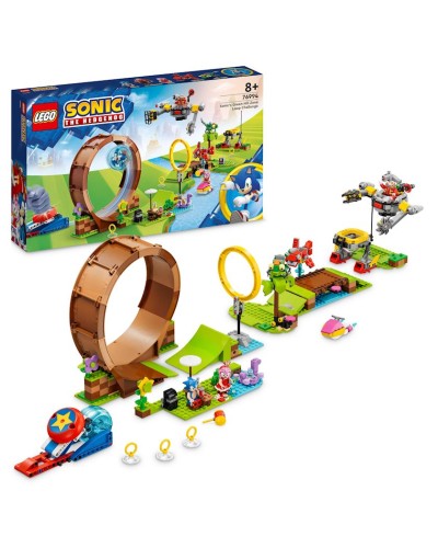 Konstruktor LEGO Sonic Sonic's Green Hill Zone Loop Challenge 76994, 8+ yaş, 802 əd