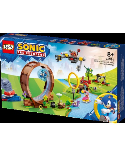 Konstruktor LEGO Sonic Sonic's Green Hill Zone Loop Challenge 76994, 8+ yaş, 802 əd