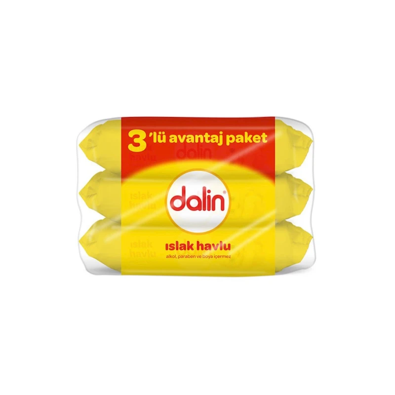 Влажные салфетки для детей Dalin 3-ой пакет 168 шт