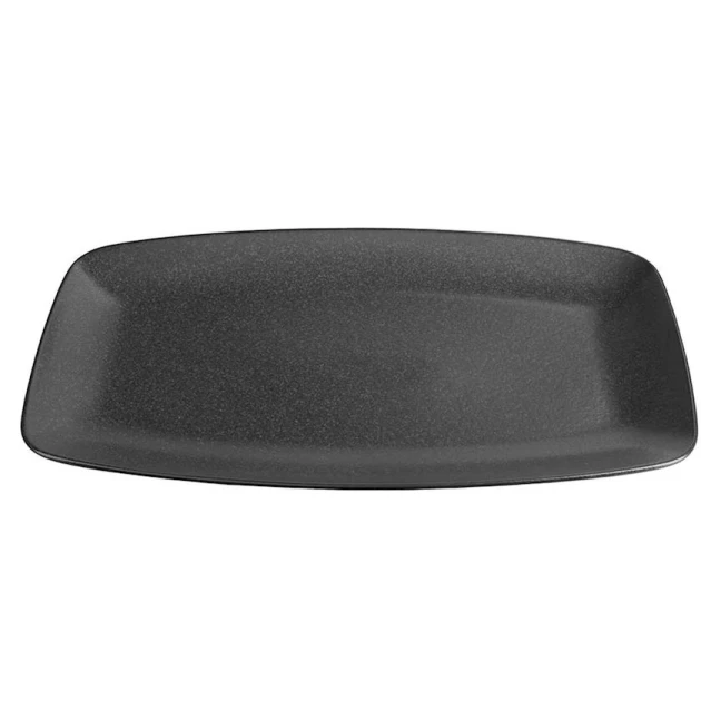 Boşqab Porland Seasons, farfor, qara, 31x18 sm