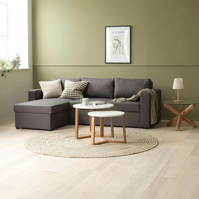 Журнальный стол JYSK Agerby, диаметр 60 см, высота 42 см, массив дуба/закаленное стекло, прозрачный/коричневый Журнальный стол JYSK Agerby, диаметр 60 см, высота 42 см, массив дуба/закаленное стекло, прозрачный/коричневый