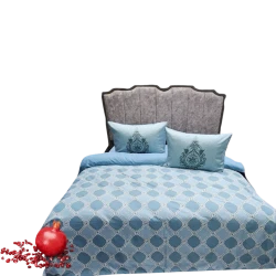 Комплект постельного белья Narlı Premium Narlı 000844, пододеяльник 160x220 см, простыня 160x240 см, наволочка 50x70 см, односпальный, голубой