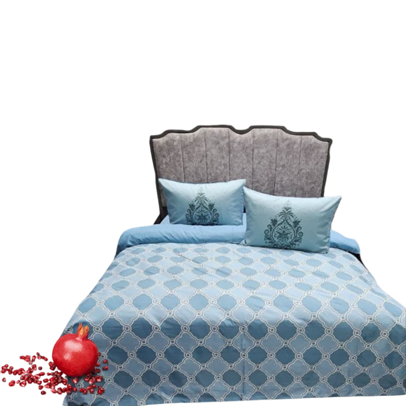 Yataq dəsti Narlı Premium Narlı 000844, yorğan üzü 160x220 sm, mələfə 160x240 sm, yastıq üzü 50x70 sm, birnəfərlik, mavi Yataq dəsti Narlı Premium Narlı 000844, yorğan üzü 160x220 sm, mələfə 160x240 sm, yastıq üzü 50x70 sm, birnəfərlik, mavi