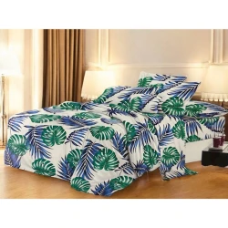 Yataq dəsti Luxe Cotton 410, yorğan üzü 160x220 sm, mələfə 160x220 sm, yastıq üzü 50х70 sm, bir yarım, rəngbərəng