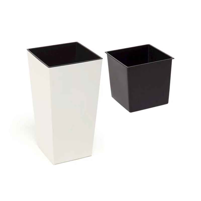 Горшок Lamela Finezja 30x30 см, пластик, белый Горшок Lamela Finezja 30x30 см, пластик, белый