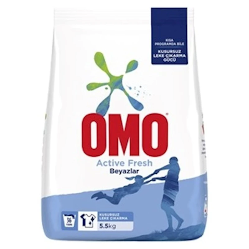 Стиральный порошок Omo Active Fresh для белого белья, автомат, 5.5 кг