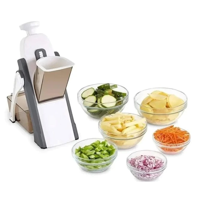 Xırdalayıcı Safe Slice Mandoline, plastik, ağ/bej