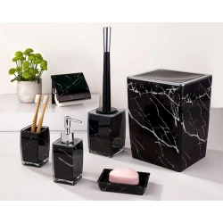 Набор для ванной Limon YO9, черный, 6 предметов Набор для ванной Limon YO9, черный, 6 предметов