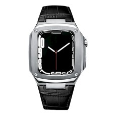 Qayış və çexol Greatcase SW625 Apple Watch 45mm üçün Silver/Black