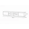 Тумба под ТВ ev_12116285, ЛДСП, 200x35x35 см Тумба под ТВ ev_12116285, ЛДСП, 200x35x35 см