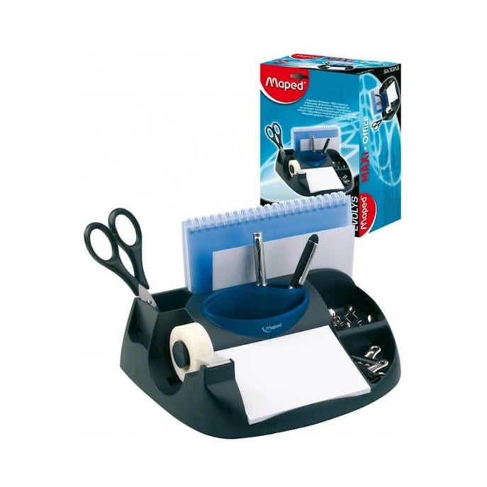 Подставка для офисных принадлежностей Maped, черный, пластик, 26x19x9.8 см, 400 г Подставка для офисных принадлежностей Maped, черный, пластик, 26x19x9.8 см, 400 г