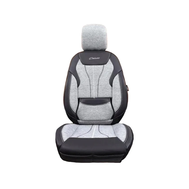 Чехол на сидения Deluxe Boss London Series, черный/серый (london serisi 4)