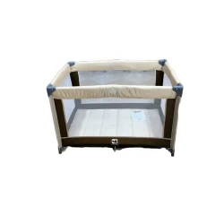 Игровой манеж Cool Baby 901 Kakao, 76x120x74 см, белый/коричневый