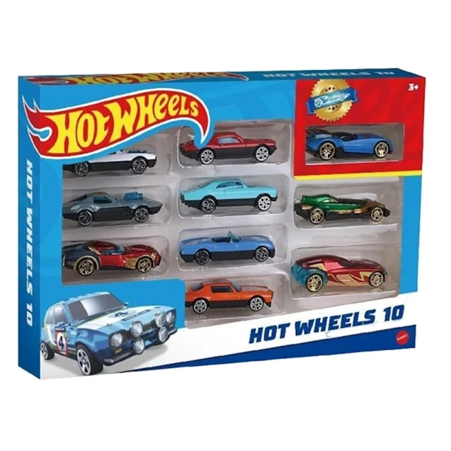 Набор машинок Hot wheels 1849-696, pазноцветный, 10 шт Набор машинок Hot wheels 1849-696, pазноцветный, 10 шт