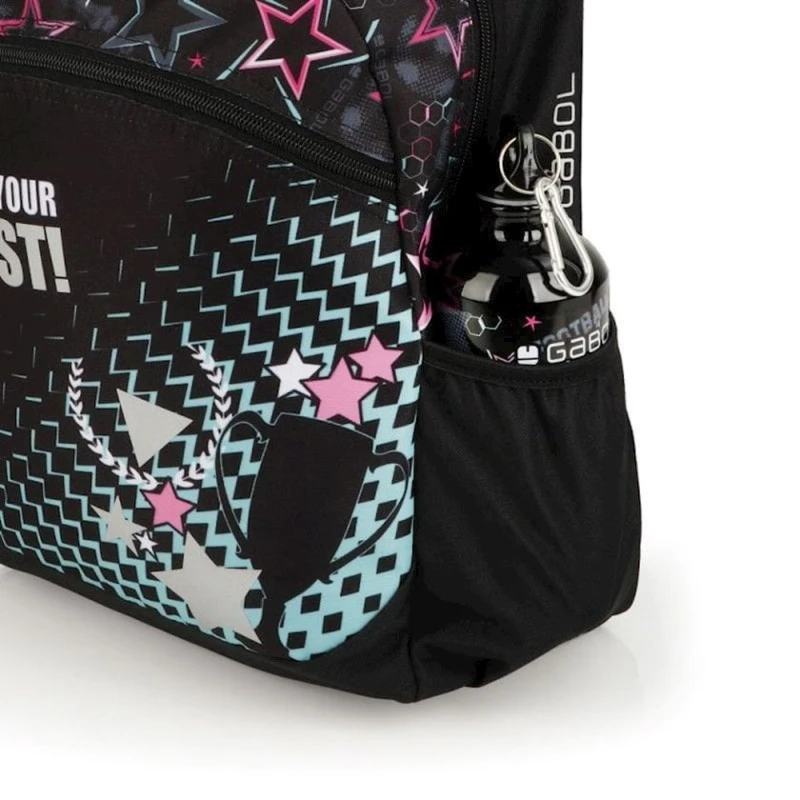 Бутылка для воды Gabol Stellar 232948, 500 мл, алюминий, черная