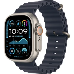 Умные часы Apple Watch Ultra 2 GPS + Cellular 49mm Natural Titanium Case with Navy Ocean Band (Официальная гарантия)