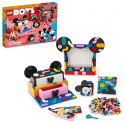 Конструктор LEGO DOTS Mickey Mouse & Minnie Mouse Back-to-School Project Box 41964, 6+ лет, 669 элементов