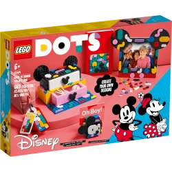 Конструктор LEGO DOTS Mickey Mouse & Minnie Mouse Back-to-School Project Box 41964, 6+ лет, 669 элементов