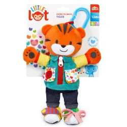 Игрушка-подвеска Addo Little Lot Learn to Dress Tiger, 12 мес Игрушка-подвеска Addo Little Lot Learn to Dress Tiger, 12 мес