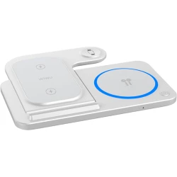 Беспроводное зарядное устройство Wiwu Wi-W020 3in1 White