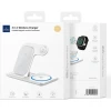 Беспроводное зарядное устройство Wiwu Wi-W020 3in1 White Беспроводное зарядное устройство Wiwu Wi-W020 3in1 White