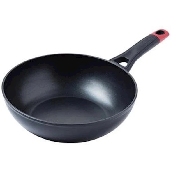 Tava Pyrex Optima+ OT28BW6/7246, 28 sm, dairə, alüminium/yapışmayan, qara