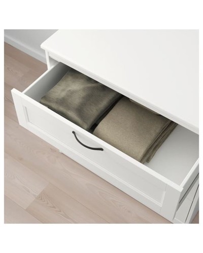Komod IKEA Songesand, ağ, 82x50x81 sm